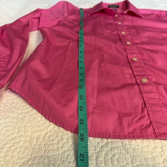 Ralph Lauren Polo Jeans Vibrant Pink Cotton Shirt - Picture 10 of 12